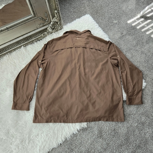 Habit Vented Fishing Shirt Long Sleeve. Outdoors Solar Protection 30+ Solar Fact - Picture 3 of 7